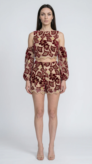 Dentelle Embroidered Set