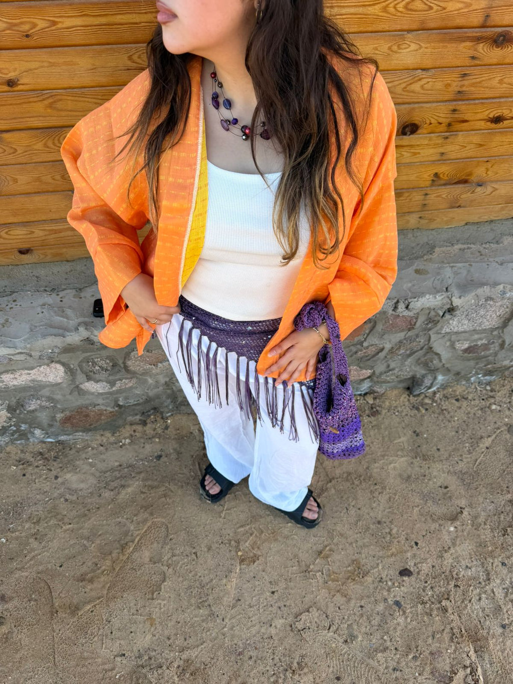 La Vie Kimono-orange