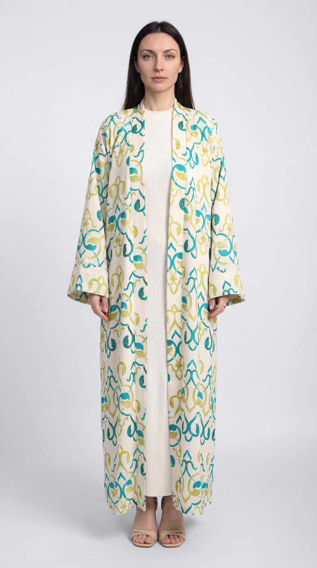 Its greener on the other side Maxi Kimono