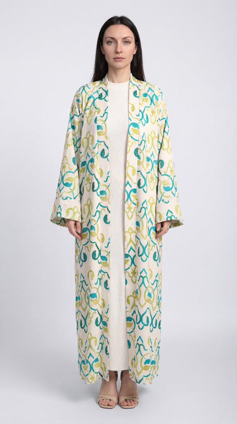 Its greener on the other side Maxi Kimono