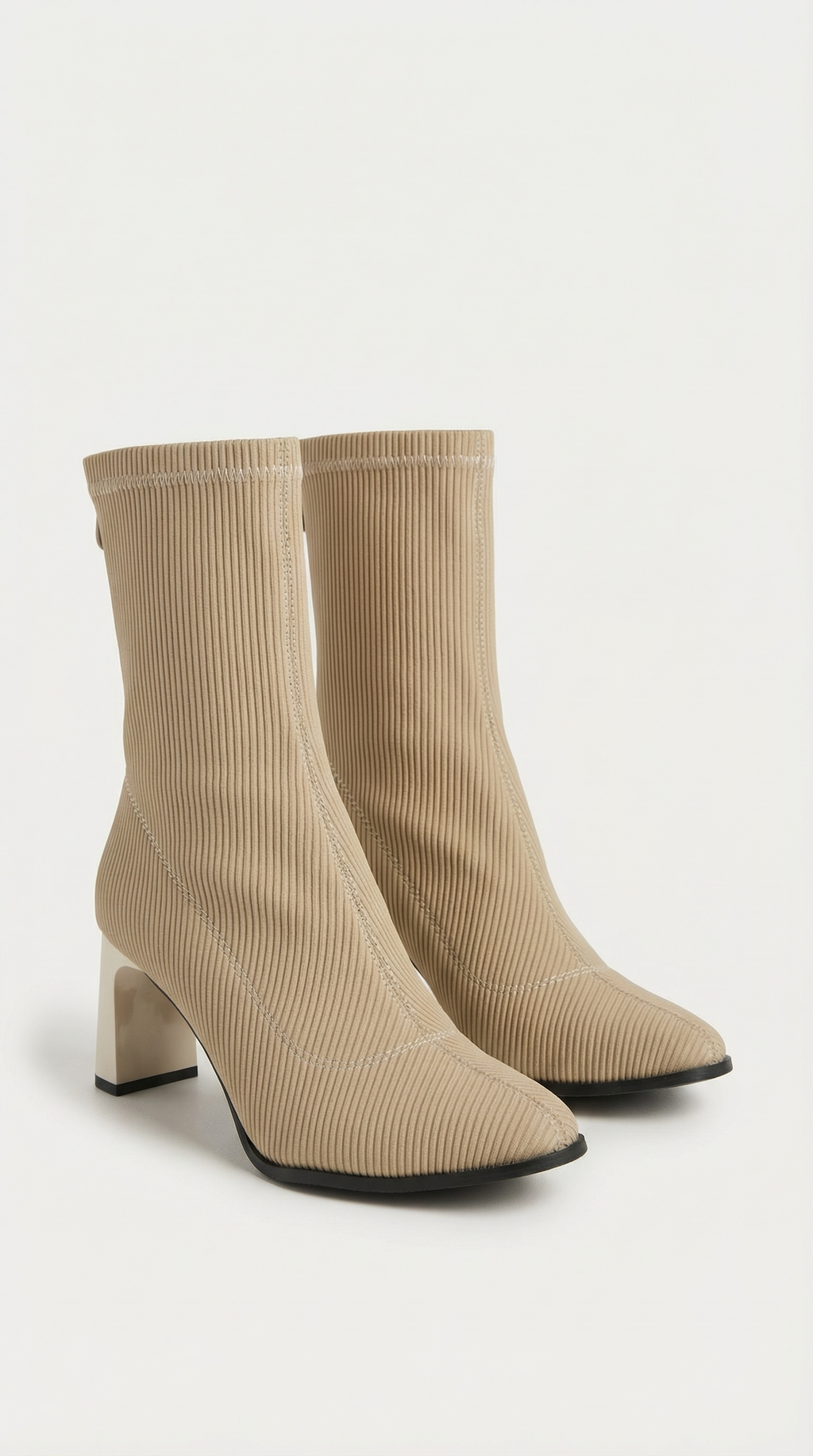 Tricot High Heel Boots