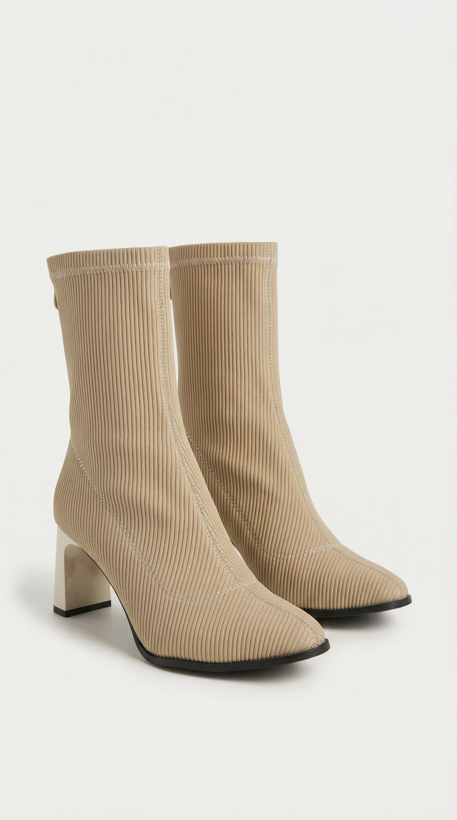 Tricot High Heel Boots