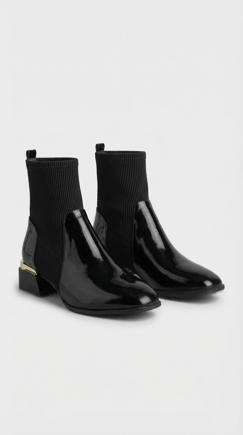 Vernis x Tricot Boots