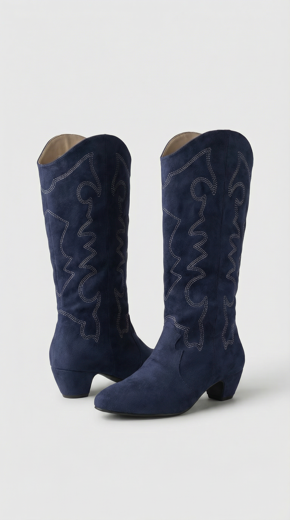 Detalles Suede Cowgirl Boots