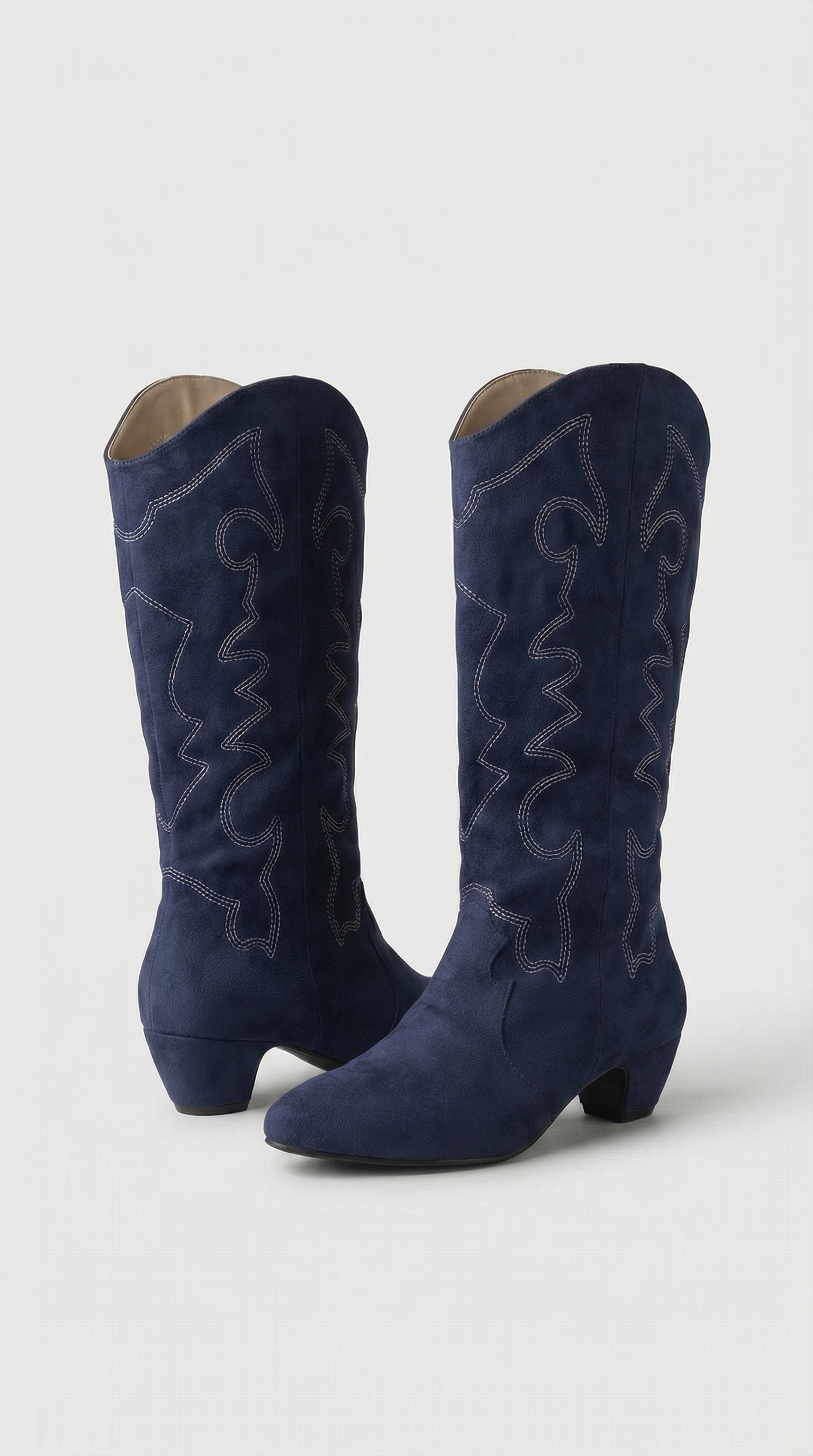 Detalles Suede Cowgirl Boots