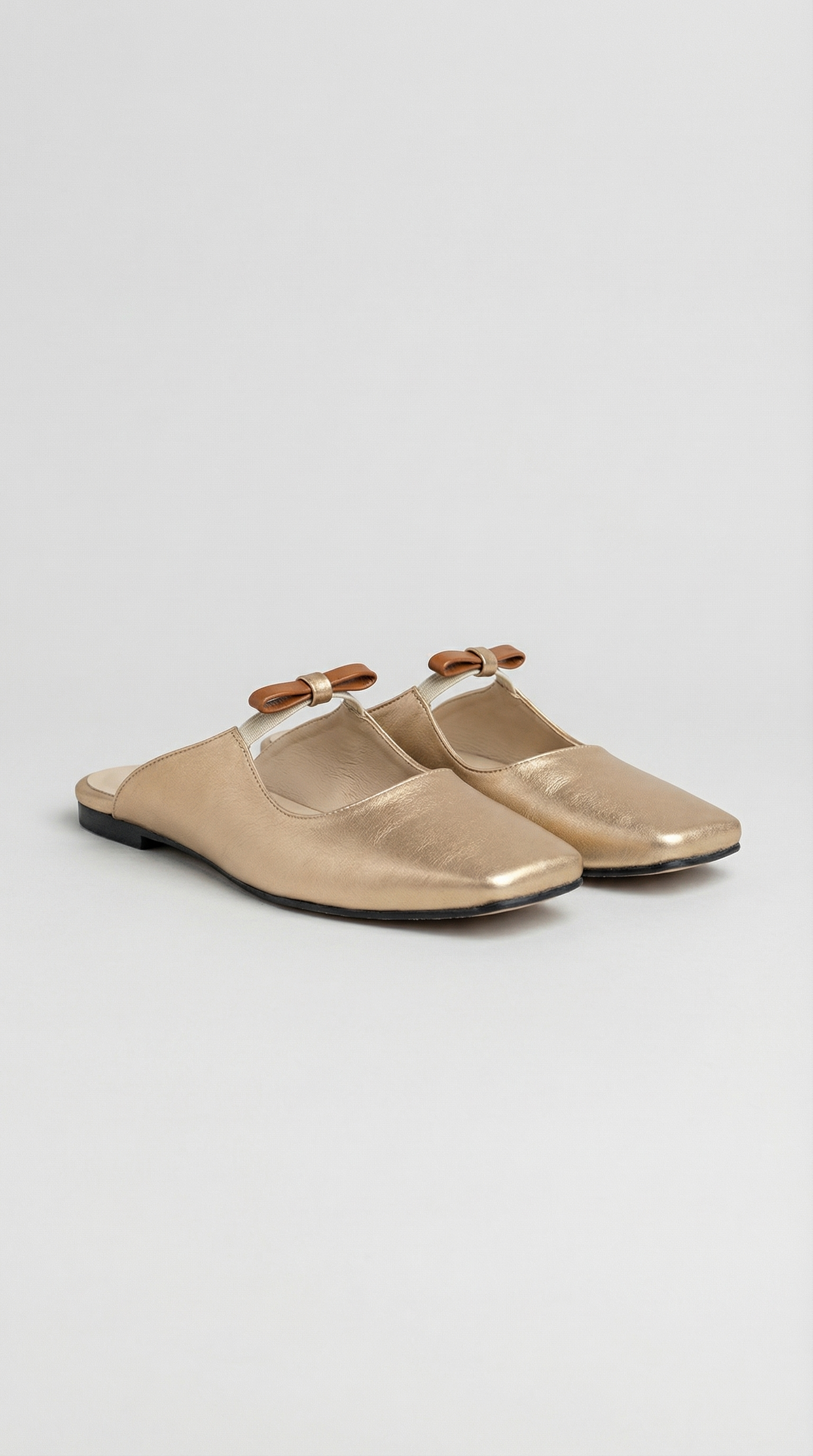 Golden Bow Mules - Brown Bow