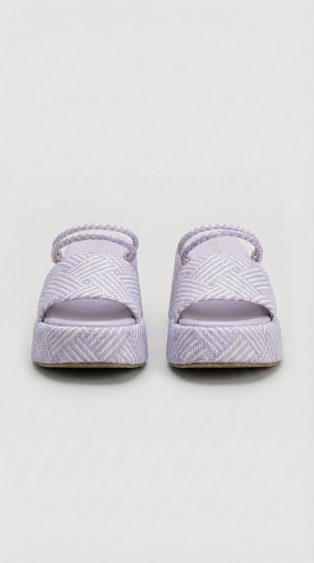 Summer Platform Sandals - Lavender