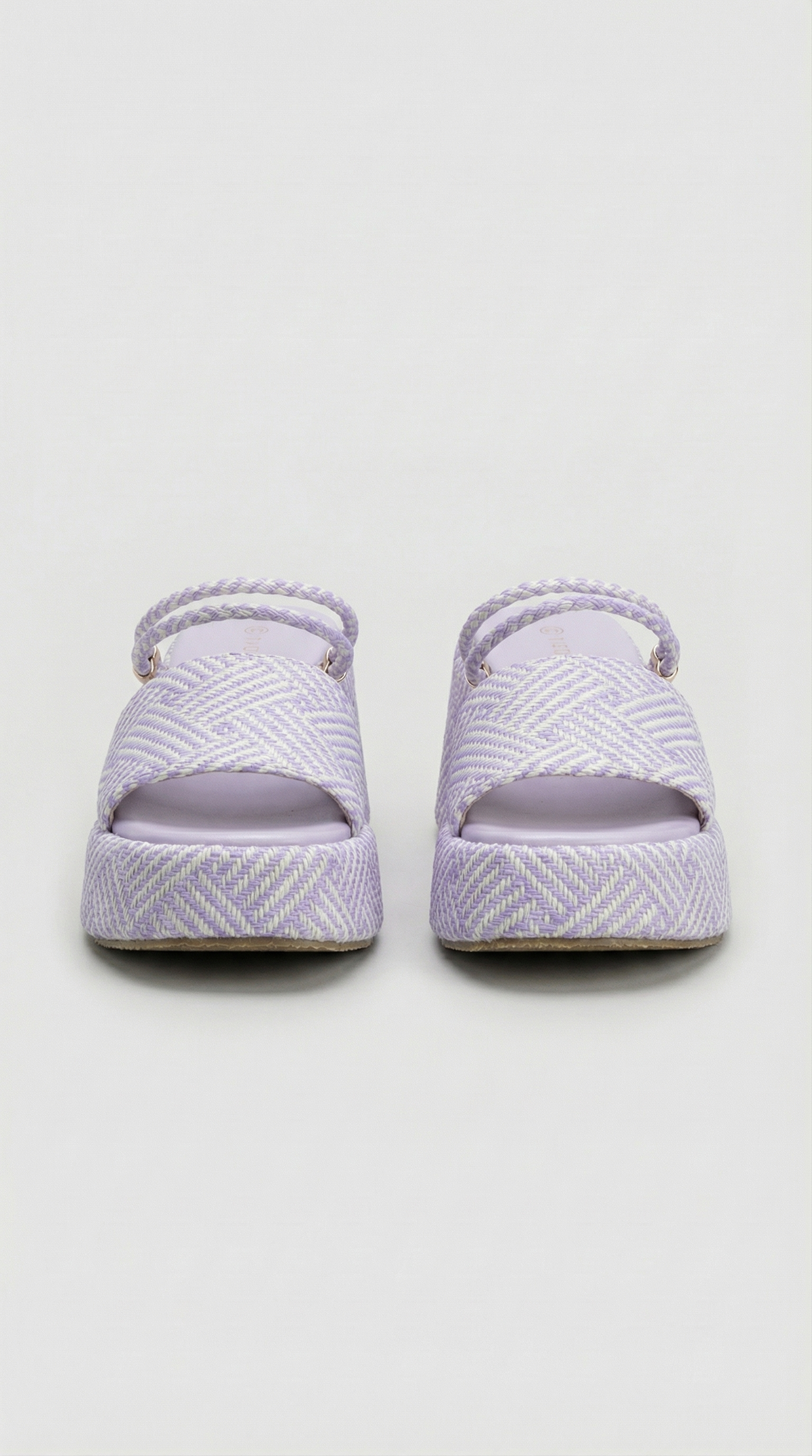 Summer Platform Sandals - Lavender