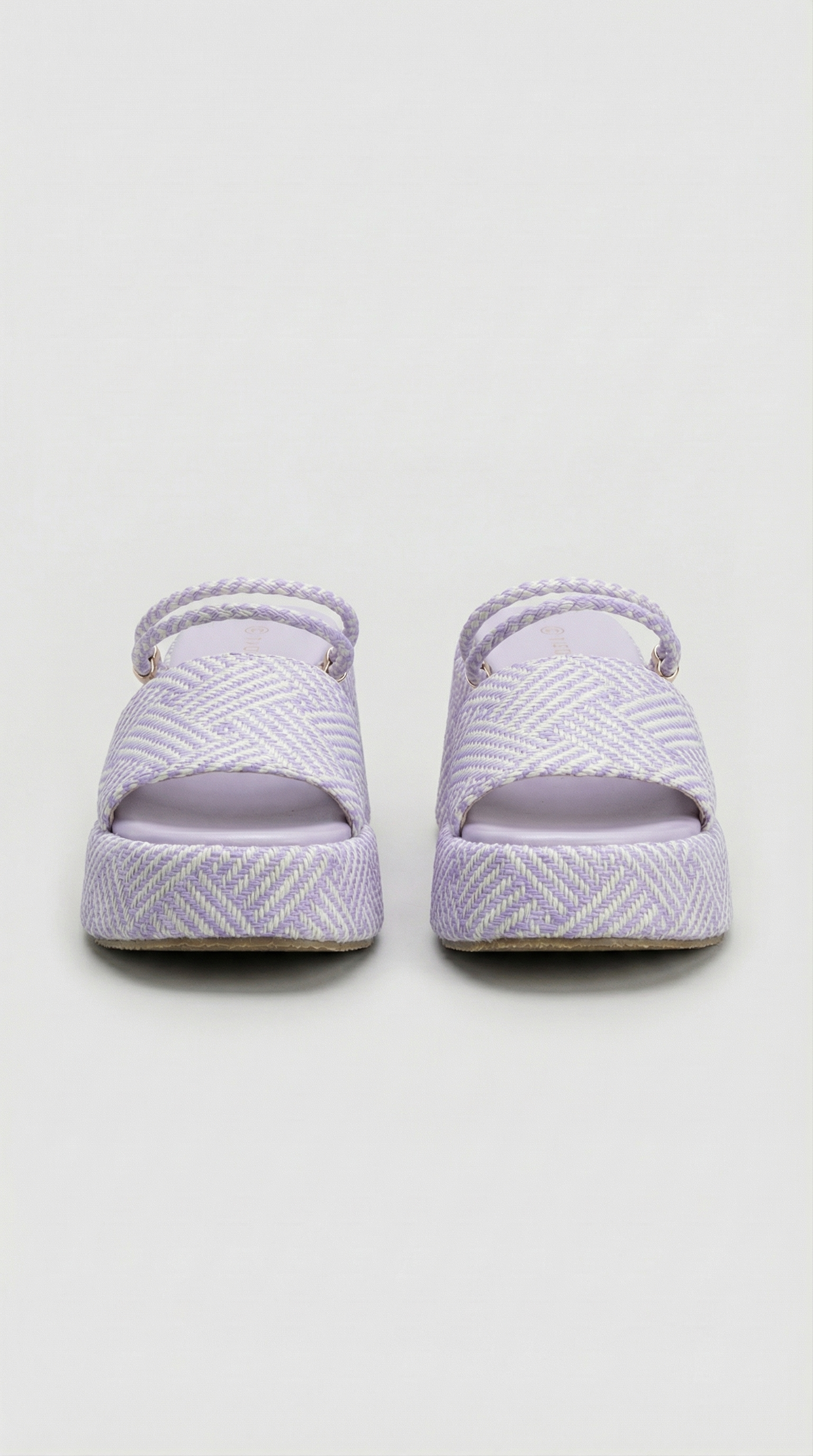 Summer Platform Sandals - Lavender