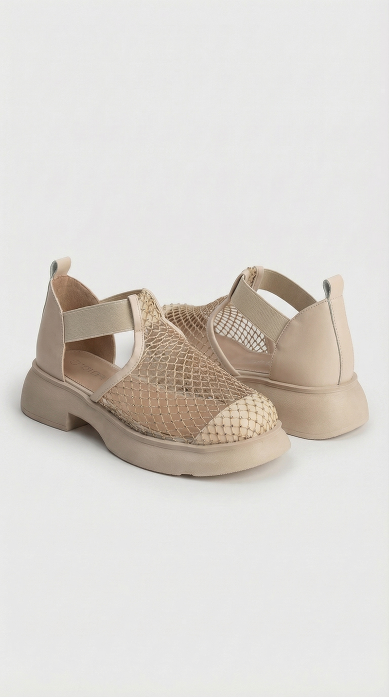 Net Loafers - Beige