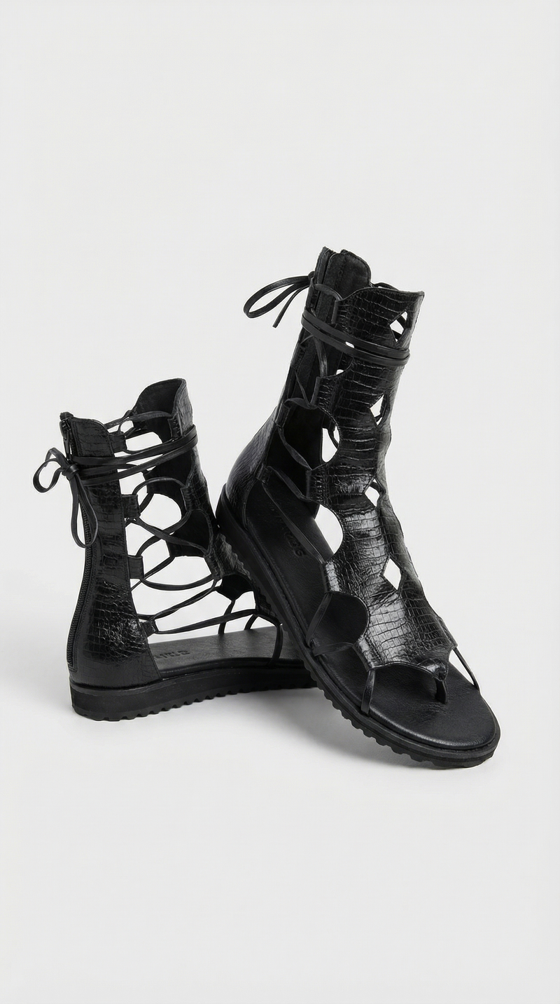 Gladiator Sandals - Black