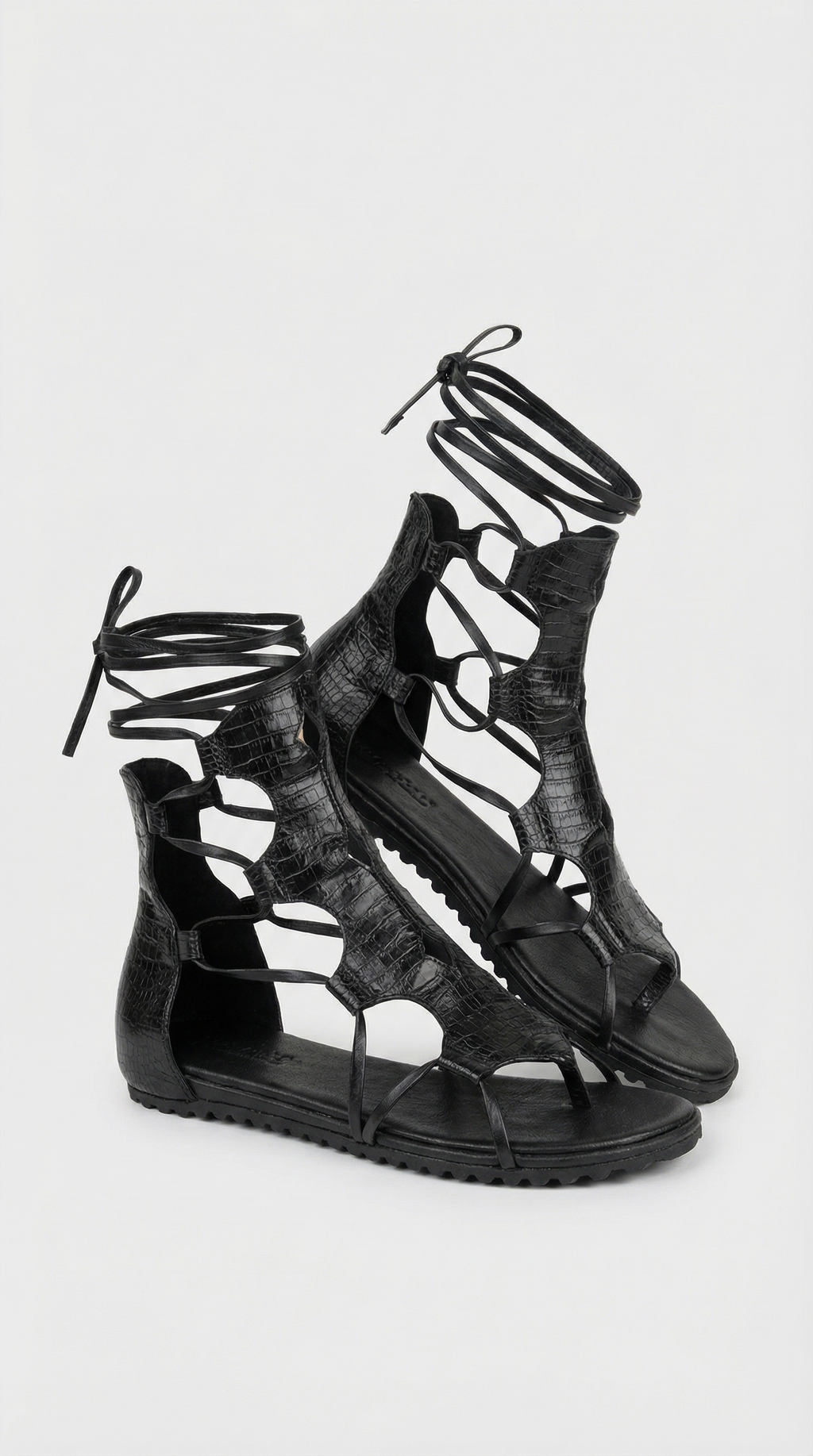 Gladiator Sandals - Black